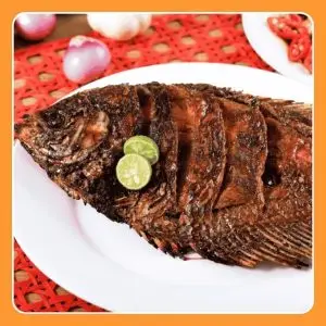Grilled Croaker Fish - Big